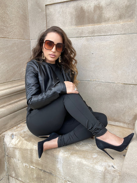 Biker Crop Jacket