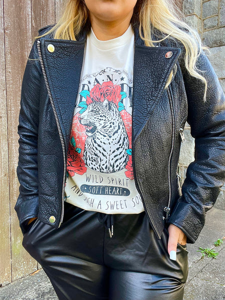 Lotus Boyfriend Graphic Tee